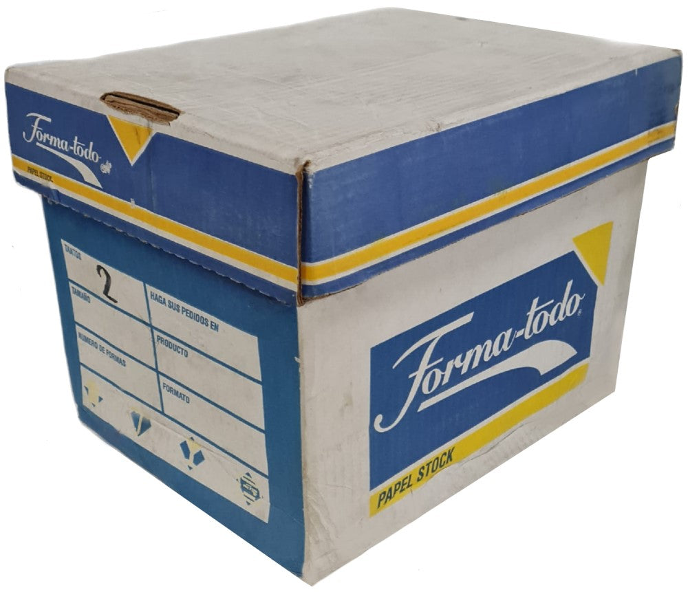 Papel Stock 2 Tanto caja c/1500 Hojas j Blanco 15×11" Forma-Todo® Caja 01
