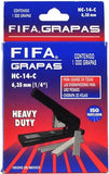 Grapa Industrial corona 12.95mm p/30 hojas pata 06.35mm c/1000 Fifa® HC-14-C #74 Caja 767982000748 0