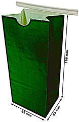 Bolsa Papel c/Cintilla p/250g Interior Poly Verde 85×63×196 Bol y Arte BS2KCN-6 [Pieza]