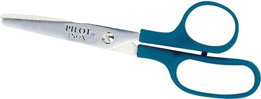 Tijera Escolar Acero Troquelado 5" Inoxidable Mango ABS Fifa® Pilot® 12-5V [Pieza] 767982016091