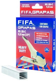 Grapa Industrial corona 12.95mm p/60 hojas pata 09.53mm c/1000 Fifa® HC-38-C #75 Caja 767982000755 0