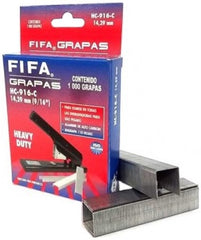 Grapa Industrial corona 13.03mm p110 hojas pata 14.29mm c/1000 Fifa® HC-916-C #76 Caja 767982000762