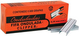 Grapa Ondulada Pilot® ¼" 6.35mm c/5000 Fifa® CLIPPER Caja 767982000298