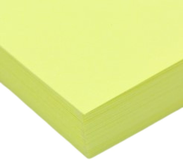Papel Astro Bright Lift Off Lemon 90g 58.4×88.9 wausaupaper® Hoja 02