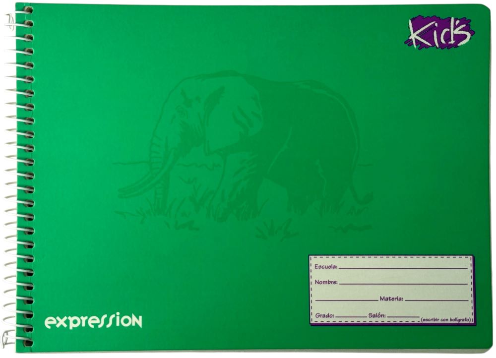 Cuaderno f/ItalianaEspira Kid's Espiral Expression 100 hojas Cuadro 7mm Scribe® 72223 [Pieza] 751459722233 2