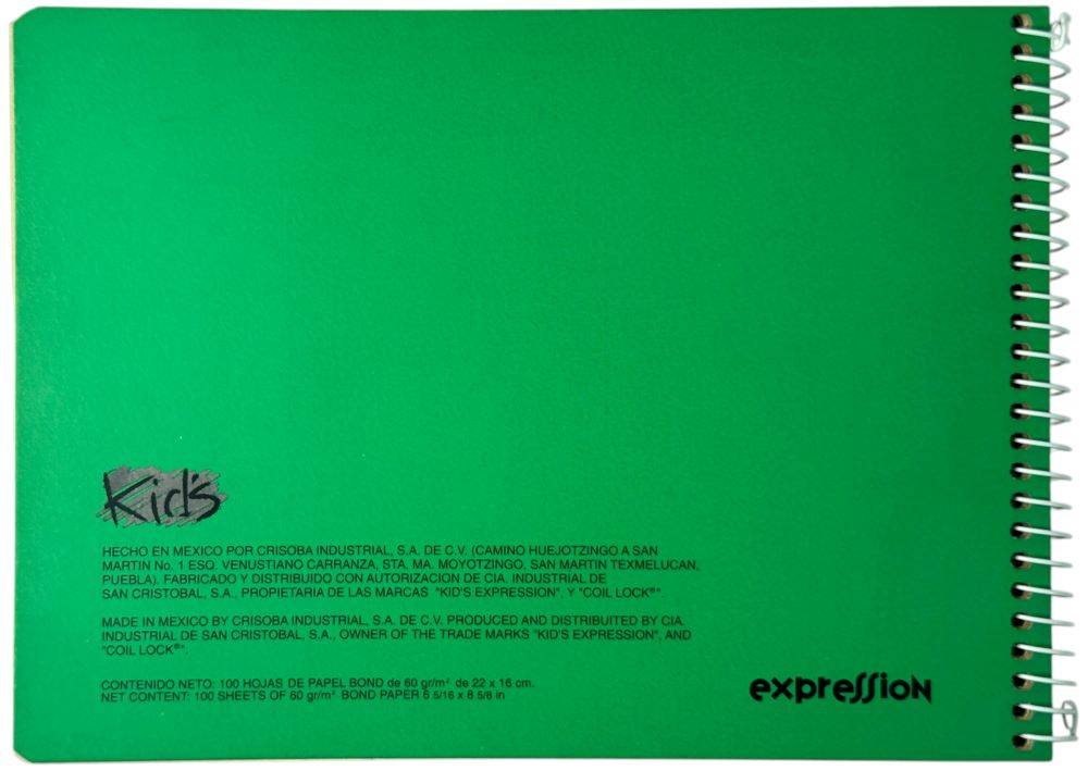 Cuaderno f/ItalianaEspira Kid's Espiral Expression 100 hojas Cuadro 7mm Scribe® 72223 [Pieza] 751459722233 4