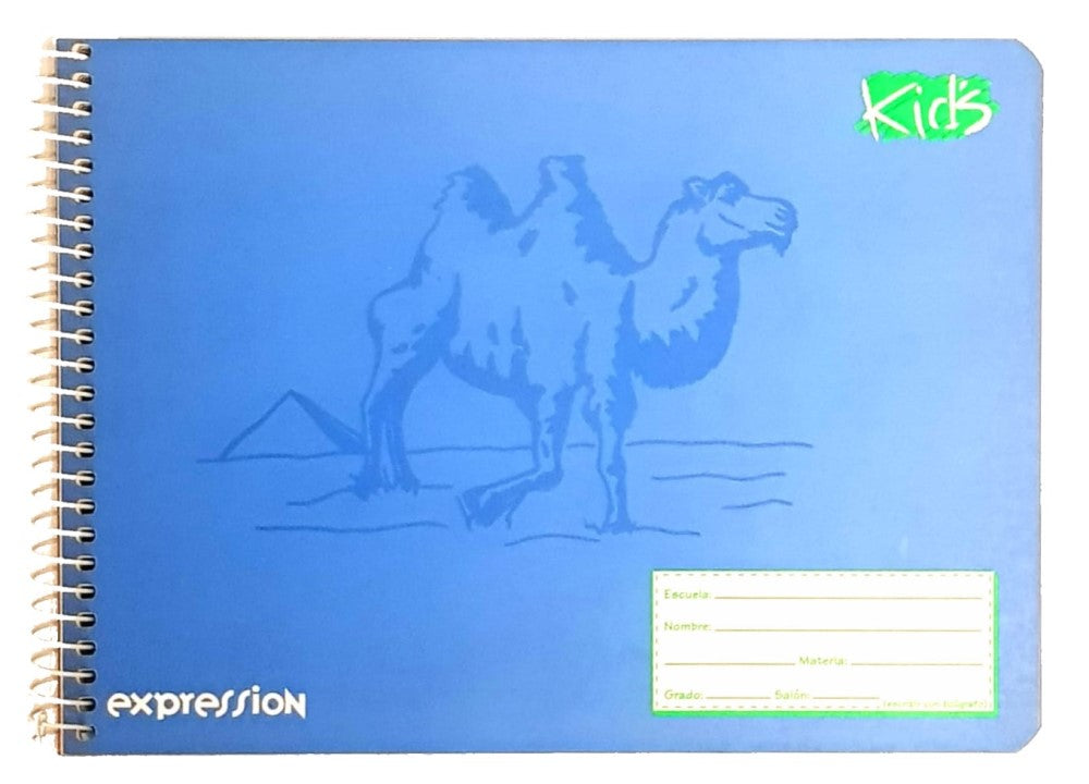 Cuaderno f/ItalianaEspira Kid's Espiral Expression 100 hojas Doble Raya Scribe® 72225 [Pieza] 751459722257