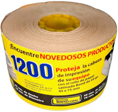 Rollo p/Sumadora Tono Crema 45mm×75mm Printaform® 1200 [Rollo]