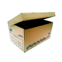 Caja Archivo de Cartón 50×31×26cm Tapa Integrada Kraft Carta Beroky® [Pieza] 703489007835