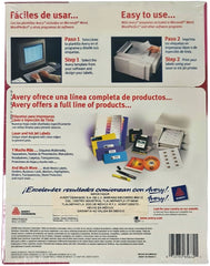 Etiqueta p/Impresora Láser c/700 14 × Hoja 50hjs TransparenteMat 1-1/3×4" Avery® 5662 [Caja] 72782056629 2