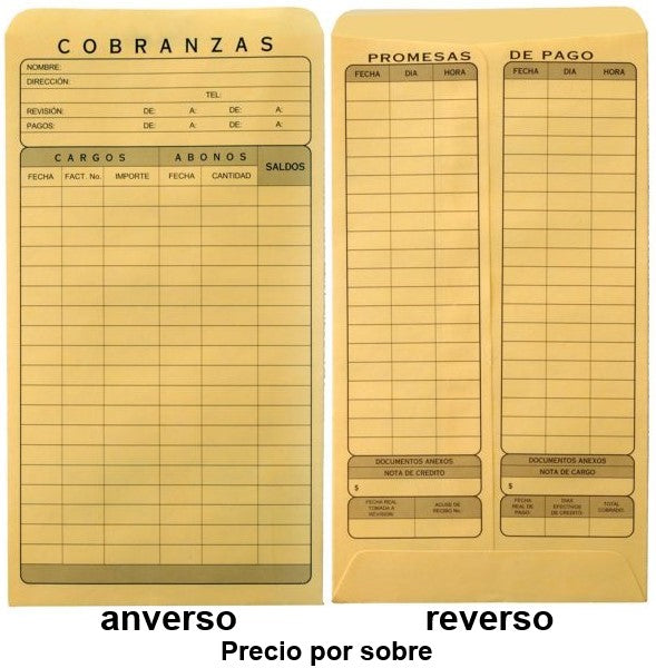 Sobre Bolsa Cobranza 1121 60kg Golden Kraft 11.5×21cm Nassa® IA0115 [Sobre] 7501523715301