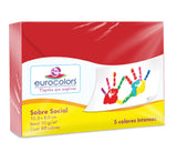 Sobre Eurocolors Social pack c/50 S Rojo 8.0×10.5cm eurocolors UA0068 Caja 7501454601230 01