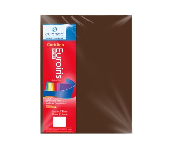 Cartulina Euroiris Euroiris Brillante Café 50×65cm euromac® EI0010 Hoja 7501523723924 02