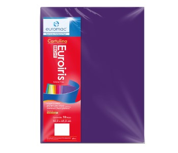 Cartulina Euroiris Euroiris Brillante Morado 50×65cm euromac® EI0013 Hoja 7501523723955 02