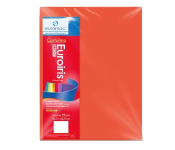Cartulina Euroiris Euroiris Brillante Naranja 50×65cm euromac® EI0016 Hoja 7501523723986 02