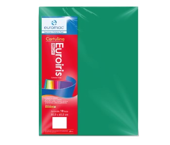 Cartulina Euroiris Euroiris Brillante Verde Imperio 50×65cm euromac® EI0031 Hoja 7501523724181 01