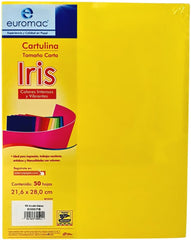 Cartulina EuroIris Arcoíris Intensos c/50 Colores (5) Carta euromac® EI0078 [Paquete] 7501523725911 2