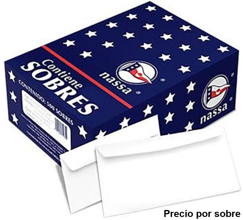 Sobre Boston 63kg Blanco Bond Oficio 10 Nassa® HA0075 [Sobre] 7501523712355