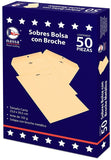 Sobre Bolsa c/Broche Carta paquete c/50 80kg Ante 23×30.5 Nassa® IA0341 7501523724648