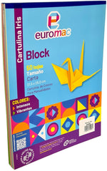 Cartulina Euroiris Block c/50 hojas Colores (10) Carta euromac® EI0080 [Bloque] 7501523725935