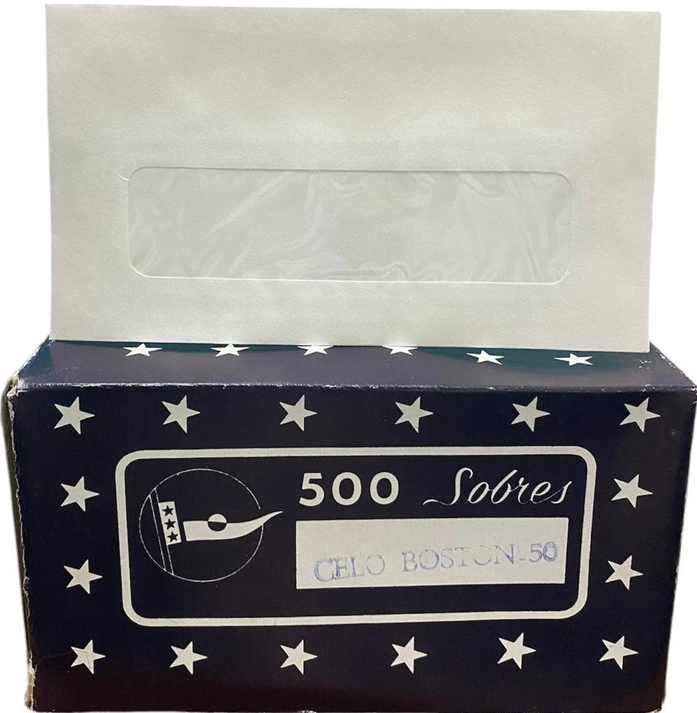 Sobre c/Ventana Celo-Boston 75g Blanco Bond Carta 6¾ Nassa® HA0079 [Sobre] 7501523711310 2