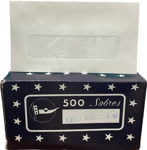 Sobre c/Ventana Celo-Boston 75g Blanco Bond Carta 6¾ Nassa® HA0079 [Sobre] 7501523711310 2