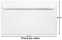 Sobre Boston 50kg Blanco Bond Carta 6¾ Nassa® HA0072 [Sobre] 7501523711020 2