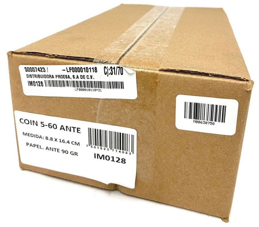Sobre Bolsa Coin 5 60kg Ante 8.8×16.4cm Nassa® IM0128 [Sobre] 7501523723481