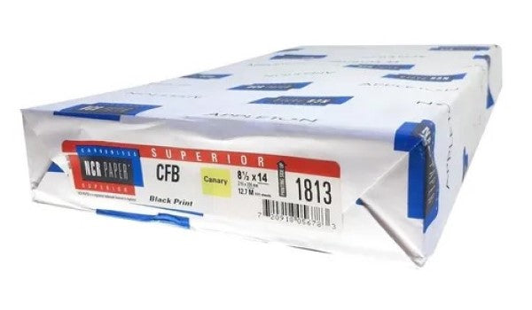 Papel Autocopiante C.F.B. paquete c/500 Canario Oficio 75g NCR® [Resma]