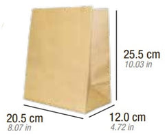 Bolsa p/Regalo Kraft Delivery Chica Lisa 20½×25½+12 Caltom® 2D60-B2 Bolsa 7501064300097 01