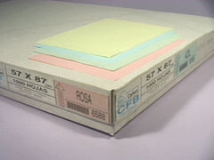 Papel Autocopiante C.F.B. NCR Canario 57×87 75g NCR® [Hoja]