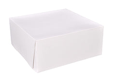 Caja Cartón Premium p/Pastel 35.6×35.6×15.2cm c/50 Blanco 14×14×6" Sct® 0993 [Paquete]