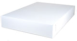 Caja Cartón Blanca p/Pastel 66.1×47×10.2cm c/25 26×18½×4" Sct® 1995 Paquete