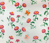 Papel p/Regalo Plastifica Flores y mariposas 70x53 Graficolor® Metro