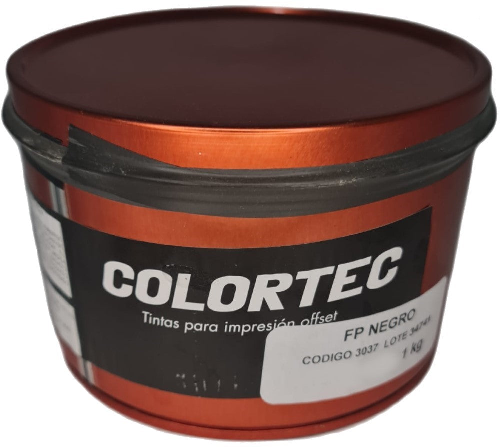Tinta Process Selección FP Sustrato Sintético 1kg Negro ColorTec® 3037 Kilo 01