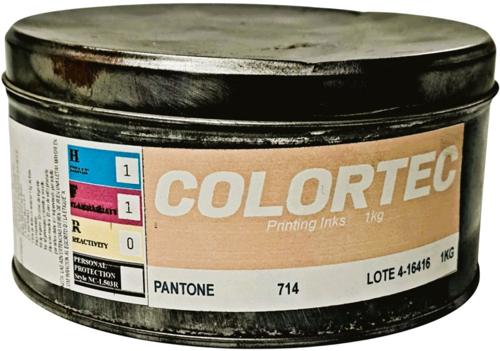 Tinta tono Pantone® 1kg Naranja 714 ColorTec® Kilo 01