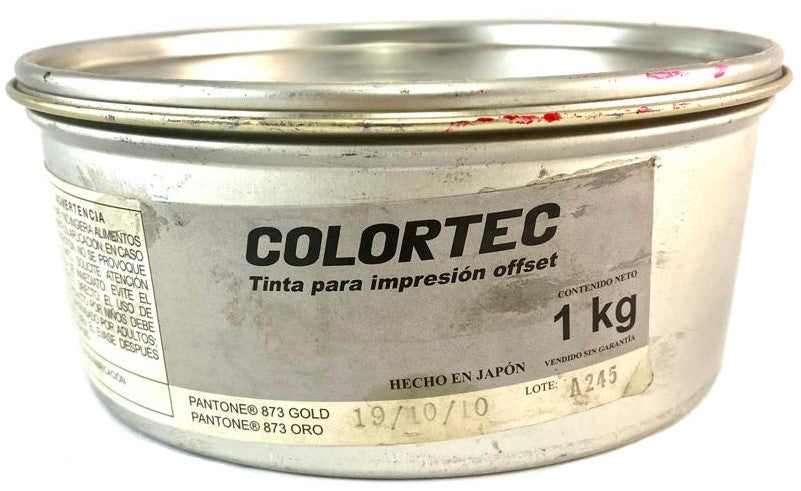 Tinta tono Pantone® Metal 1kg Oro 873 ColorTec® 1000873 Kilo 01