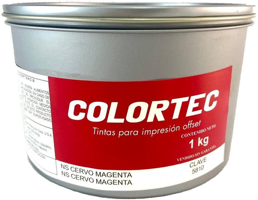 Tinta Process Selección New Cervo 1kg Magenta ColorTec® 5810 Kilo 01