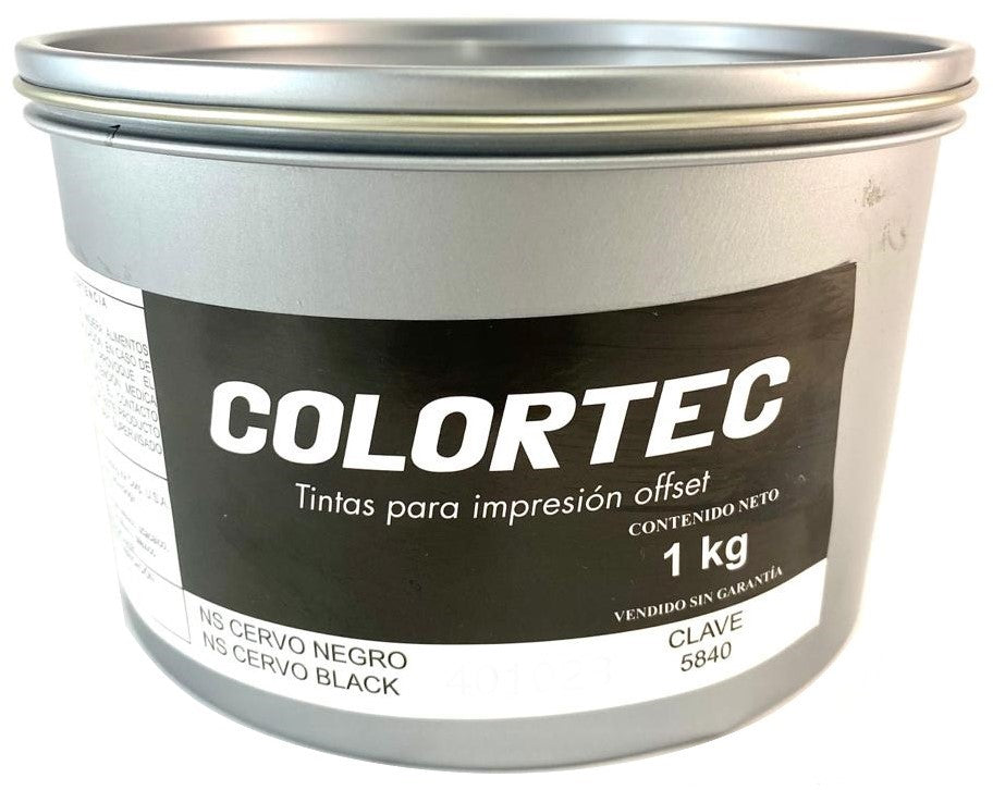 Tinta Process Selección New Cervo 1kg Negro ColorTec® 5840 Kilo 01