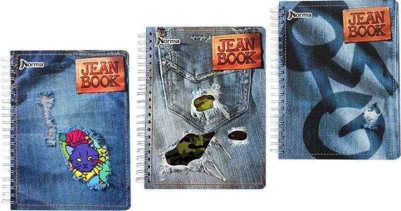 Cuaderno Profesional Espi DB Jean Book Revolution 120 hojas Raya Norma® 580181 [Pieza] 7702111801813