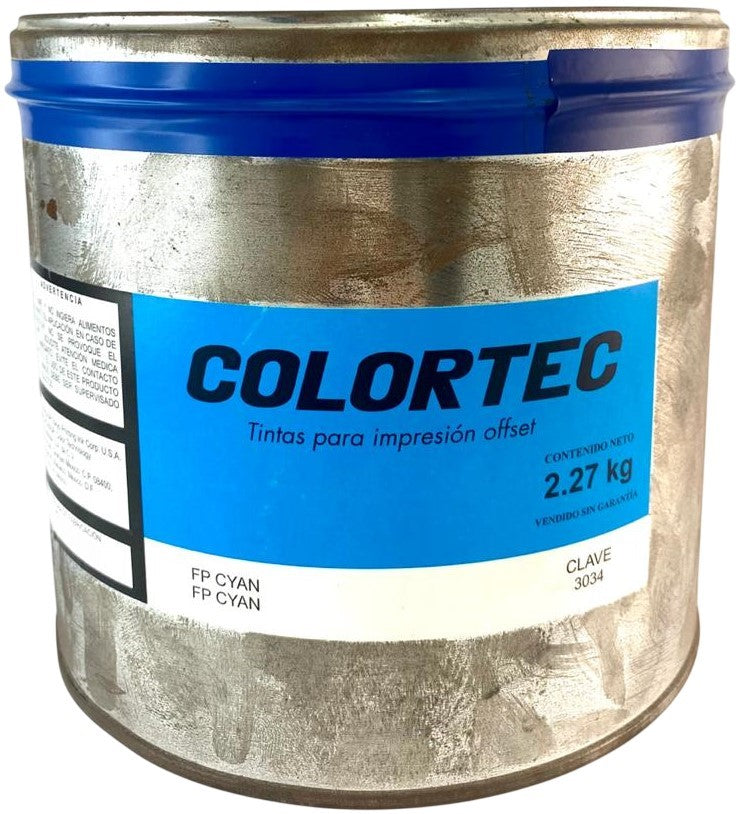 Tinta Process Selección FP Sustrato Sintético 2.27k Cyan ColorTec® 5034 Lata cilíndrica 01