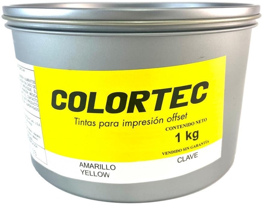 Tinta Process Selección Waterless Cervo 1kg Amarillo ColorTec® WS3100 Kilo 01