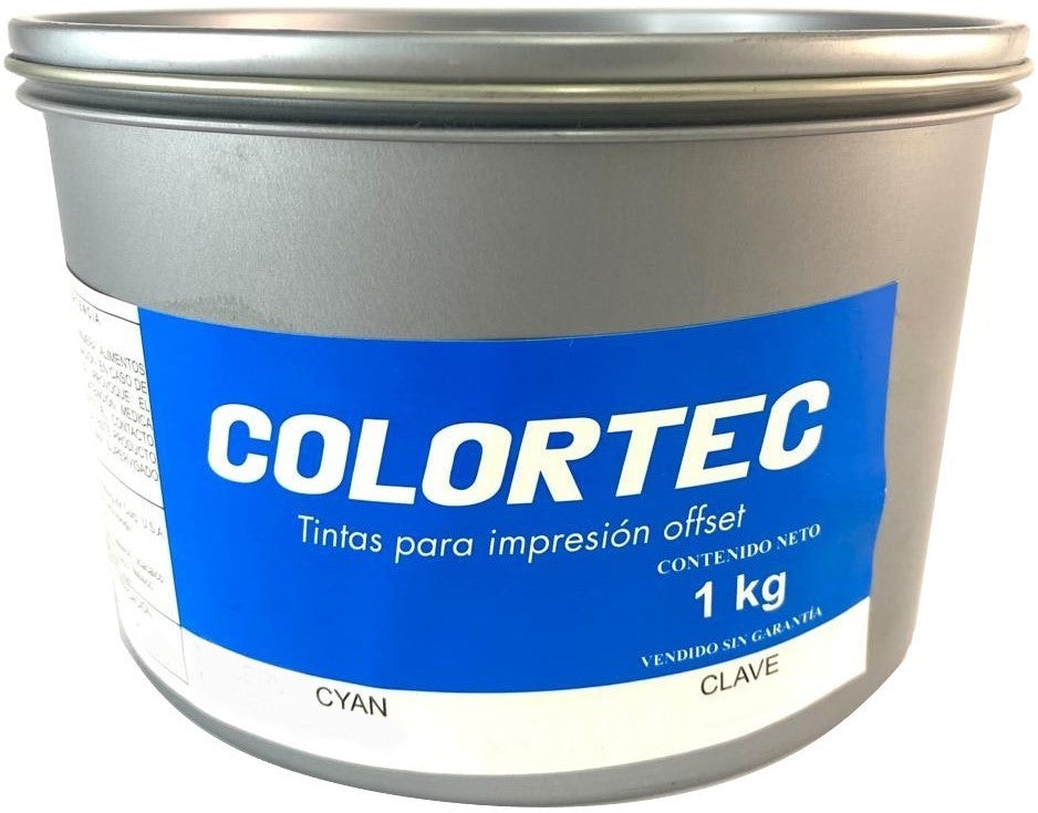 Tinta Process Selección Waterless Cervo 1kg Cyan ColorTec® WS3120 Kilo 01