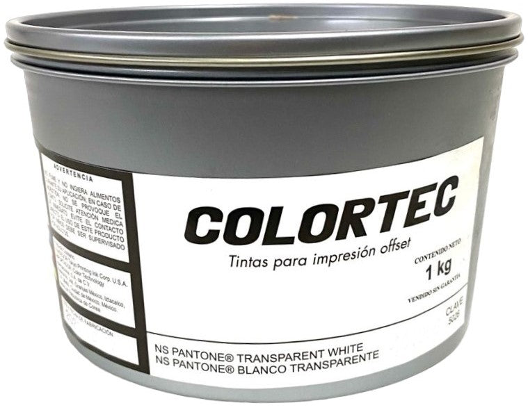 Tinta tono Pantone® 1kg Blanco Transpar ColorTec® 5026 Kilo 01