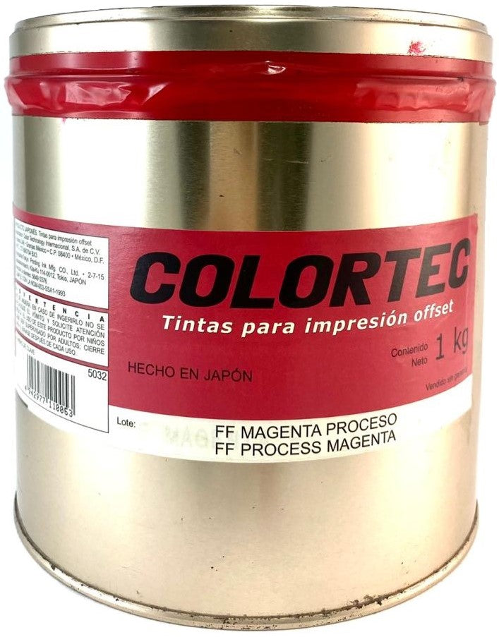 Tinta Process Selección FF 1kg Magenta ColorTec® 5032 Kilo 4942977110053 01