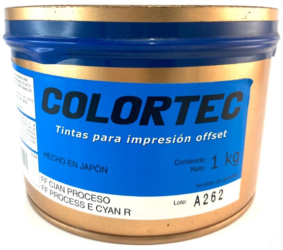 Tinta Process Selección FF 1kg Cyan ColorTec® 5034 Kilo 01