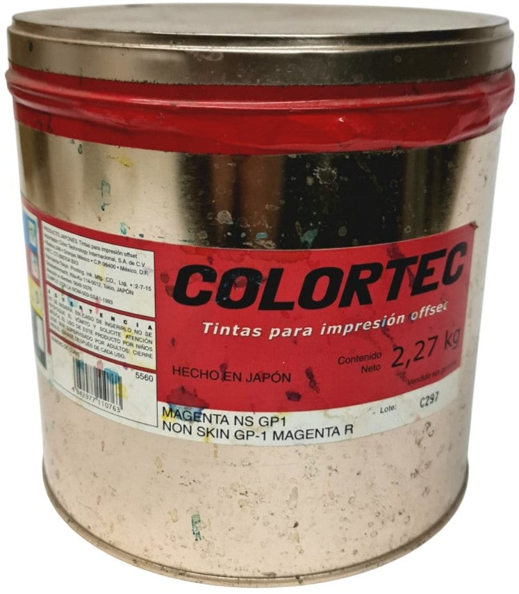 Tinta Process Selección GP-1 2.27k Magenta ColorTec® 5560 Lata cilíndrica 4942977110763 01