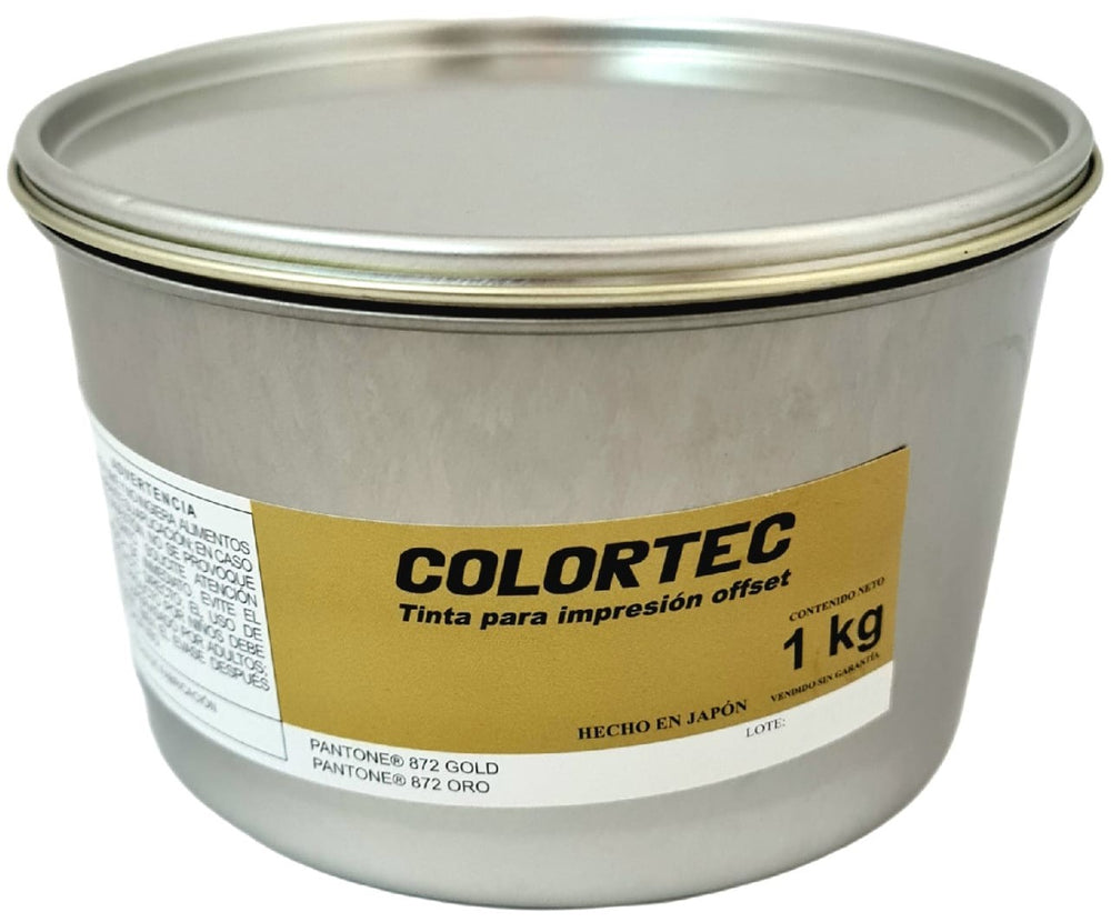 Tinta tono Pantone® Metal 1kg Oro 872 ColorTec® 1000872 Kilo 01