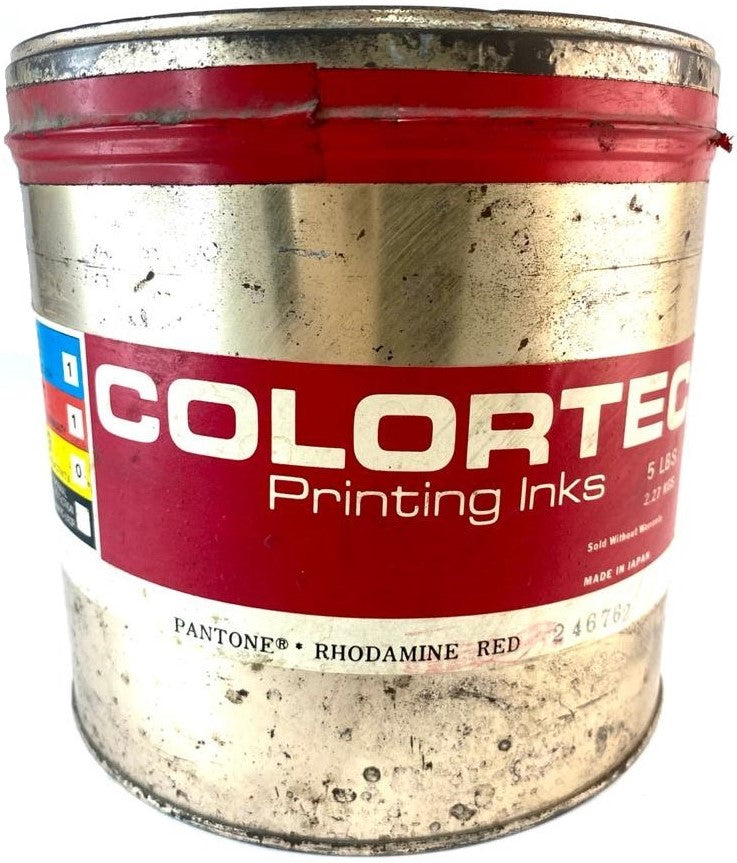 Tinta tono Pantone® 2.27k Rojo Rodamina ColorTec® Lata cilíndrica 01