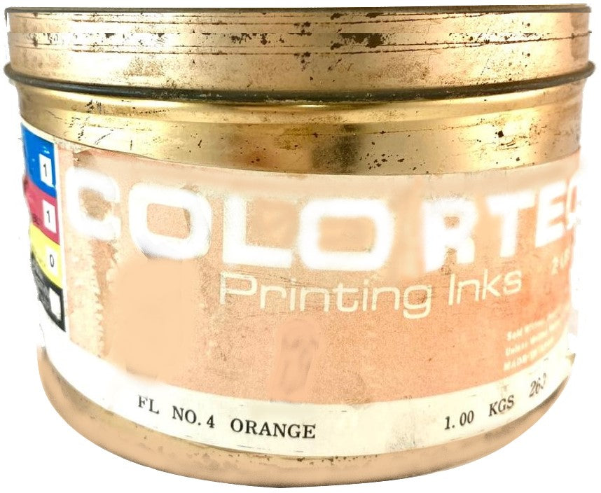 Tinta tono Pantone®fluore Fluorescente 1kg Naranja Neón ColorTec® 1000804 Kilo 01